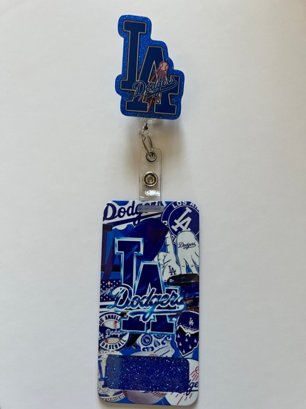 Los Angeles Dodgers Retractable Badge Reel & Badge Buddy Set